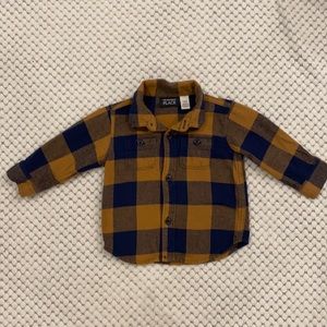 Infant Boy’s Plaid Button Shirt